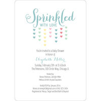 Sprinkled with Love Shower Invitations