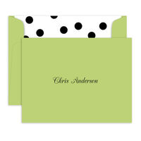 Colorful Folded Note Cards - Raised Ink