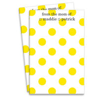Yellow Polka Dot Mommy Notepad
