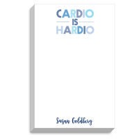 Cardio is the Hardio Chunky Notepad