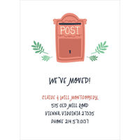 Post Box Your Text Moving Announcements