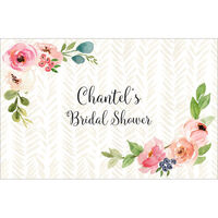 Pink Corner Flowers Placemats