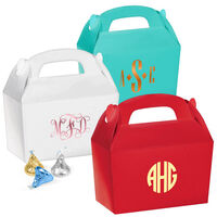 Design Your Own Monogram Gable Favor Boxes