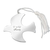 Personalized Dove Metal Ornament
