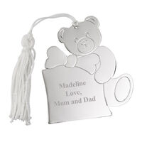 Personalized Teddy Bear Shaped Ornament