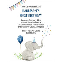 Baby Elephant Invitations