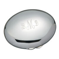 Engraved Oval Compact