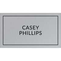 Bold Frame Double Sided Shimmer Contact Cards