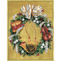 Musical Wreath Holiday Cards