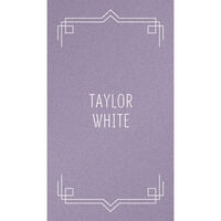 Vertical Deco Border Double Sided Shimmer Business Cards