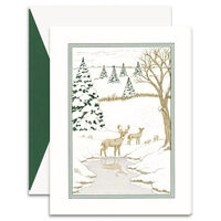 Winter Scene Folded Holiday Cards