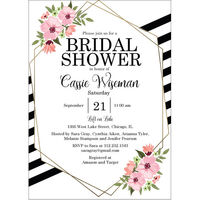 Floral Frame Invitations