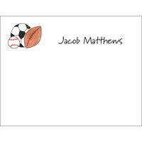 Sports Fan Flat Note Cards
