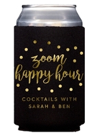 Confetti Dot Zoom Happy Hour Collapsible Huggers