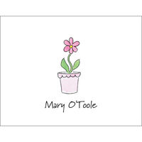 Blooming Pink Foldover Note Cards