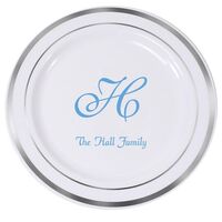 The Plaza Premium Banded Plastic Plates