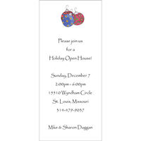 Ornaments Holiday Invitations