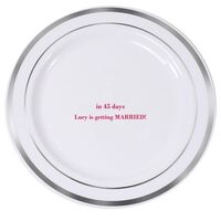 Counting the Number of Days Premium Banded Plastic Plates