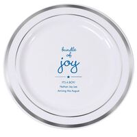 Star Bundle of Joy Premium Banded Plastic Plates