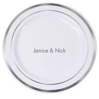 Your Personal Premium Banded Plastic Plates