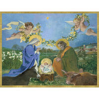 Nativity with Angels Holiday Cards