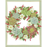 Succulent Wreath Holiday Cards