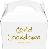 Studio Covid Lockdown Gable Favor Boxes