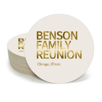 Create Your Own Headline Round Coasters