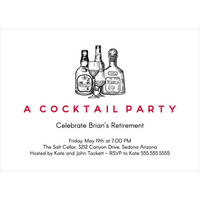 Top Shelf Cocktail Invitations