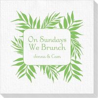 Palm Leaf Frame Deville Napkins