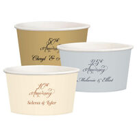 Pick Your Elegant Anniversary Year Treat Cups