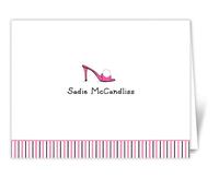 Pink Stiletto Informal Note Cards